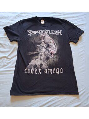 Gildan Septicflesh Codex Omega 2018 Tour Black T-Shirt Adult Medium Death Metal